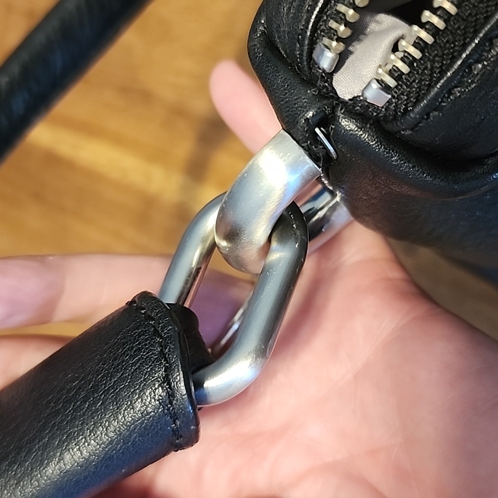 Calvin Klein Black Shoulder Bag with Geometric Design - Picture 13 of 16